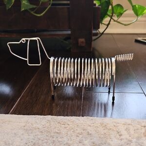 Dog Slinky Sculpture - Vintage - Envelope Holder